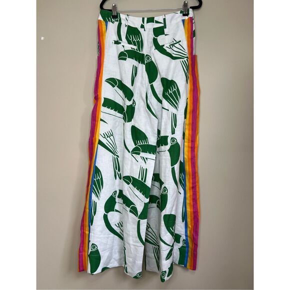 Farm Rio Toucans Linen Pants - Picture 4 of 6